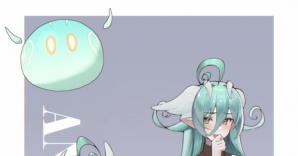 Genshin Impact Genshinimpact Fanart 🍵anemo Slime🍵 Pixiv 1004