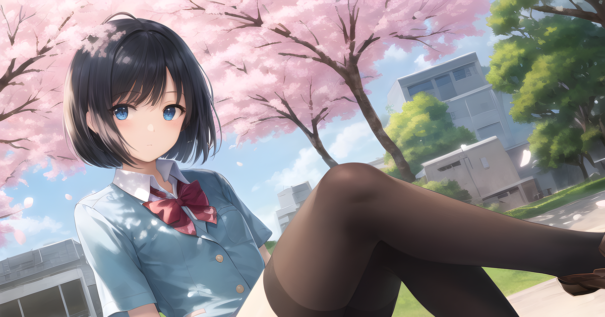 女の子 Cherry Blossom Meanlintのイラスト Pixiv 