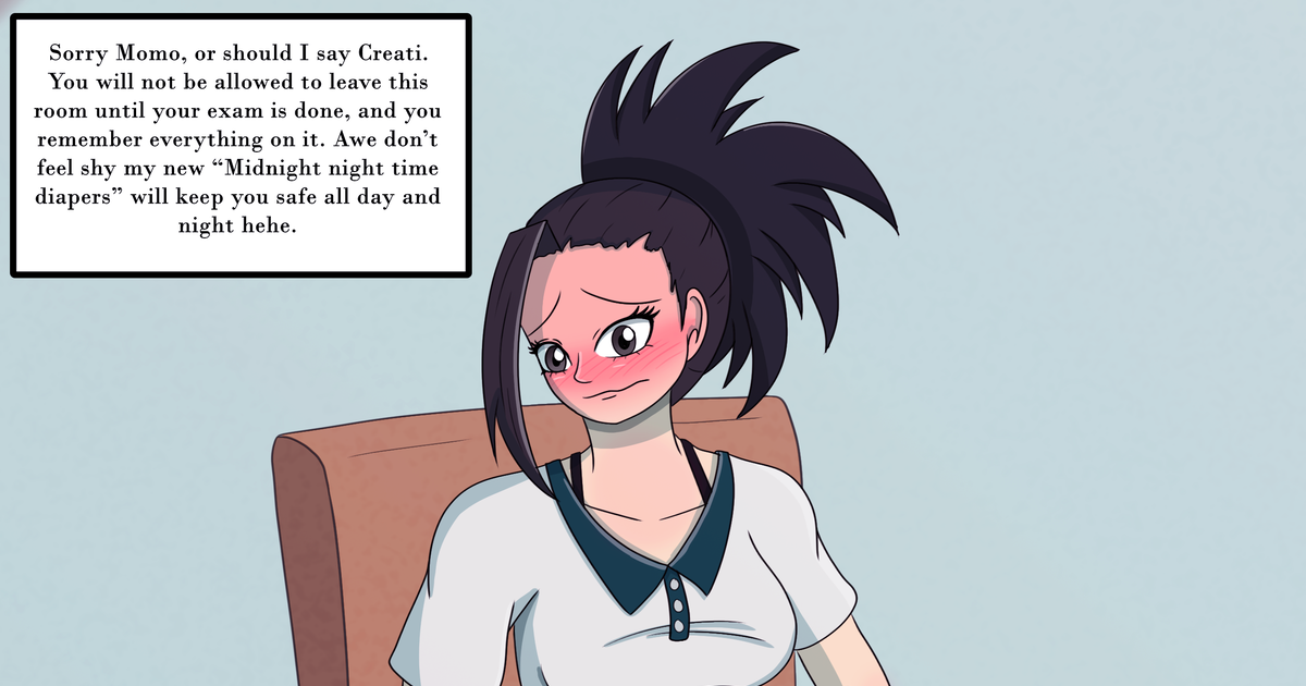 Diaper Momo Yaoyorozu Diaperednightのイラスト Pixiv 