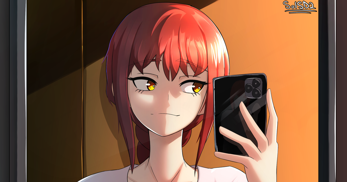 チェンソーマン Makima Selfie Sol Samad2のイラスト Pixiv