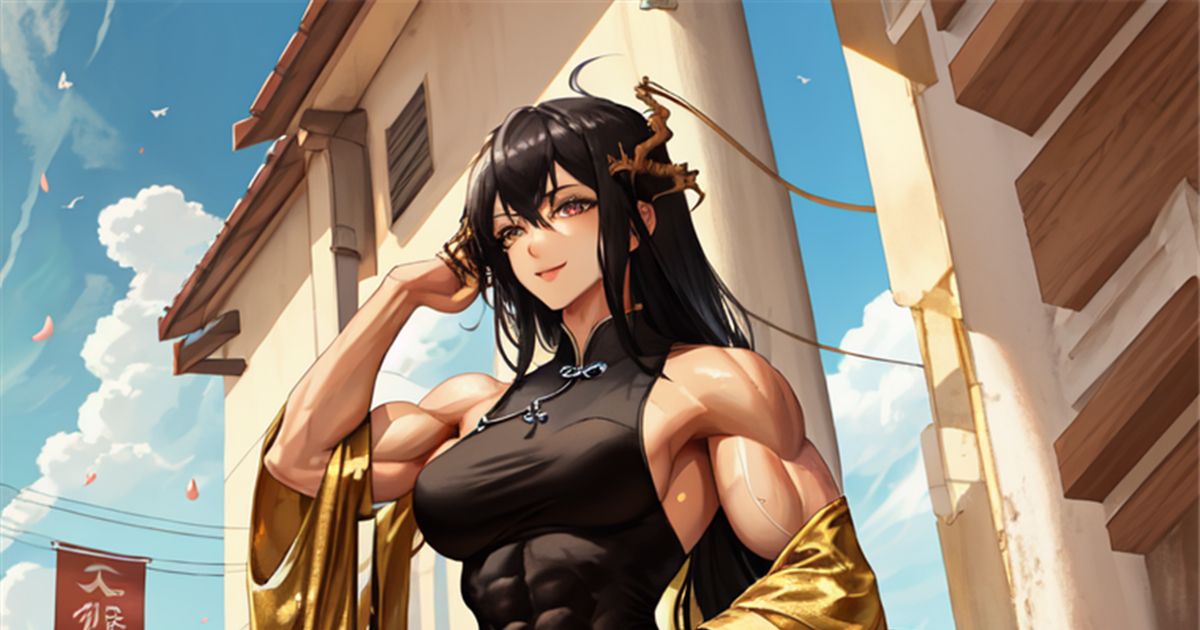 muscle AI Hostess02 BRAVEのイラスト pixiv