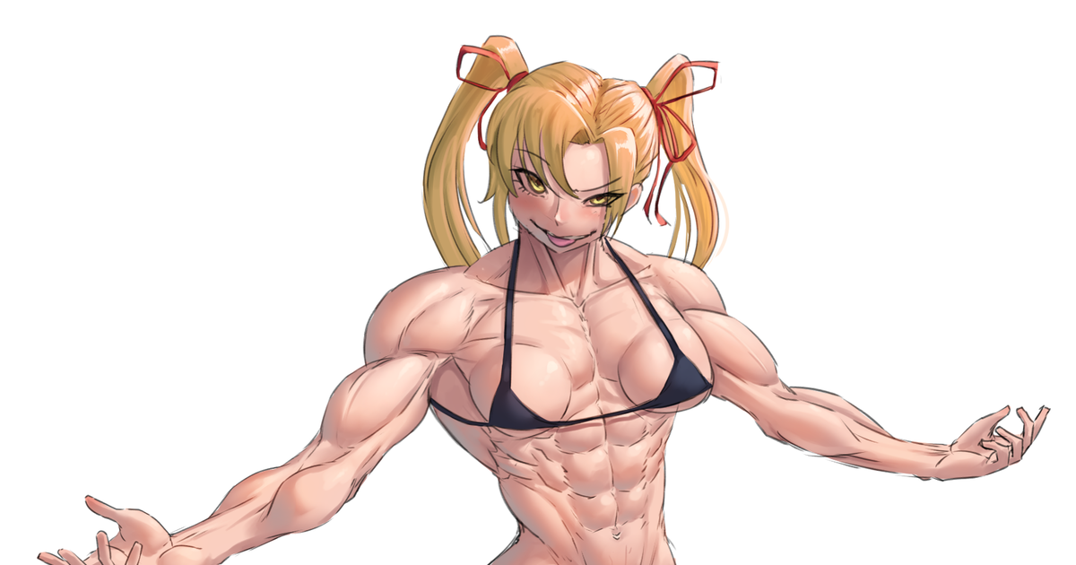 Musclegirl Random Muscle Girl Cheesebrainのイラスト Pixiv