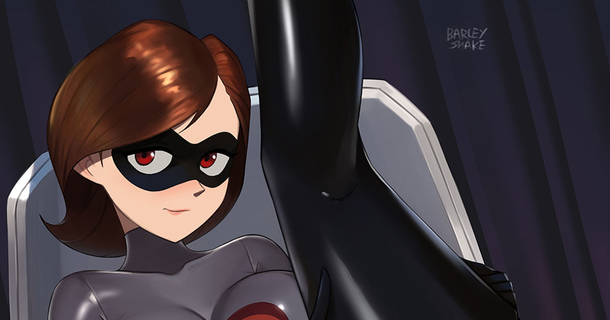 カートゥーン Elastigirl Helen Parr Barley Shakeのイラスト Pixiv 5322