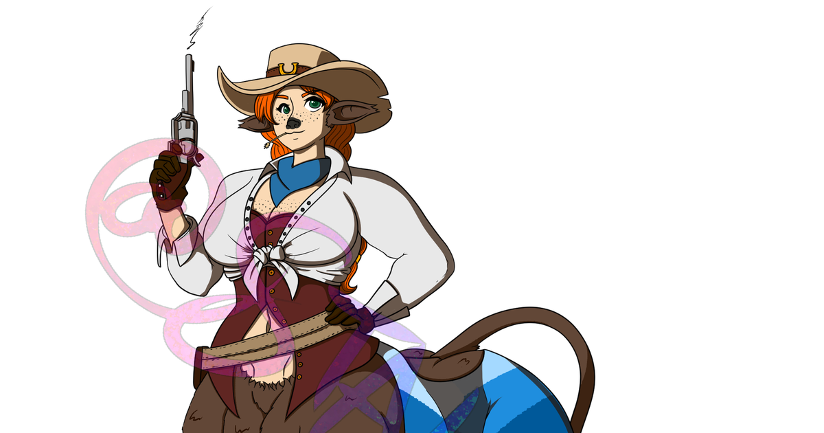 Monstergirl Clementine The Cowgirl Stalmosのイラスト Pixiv