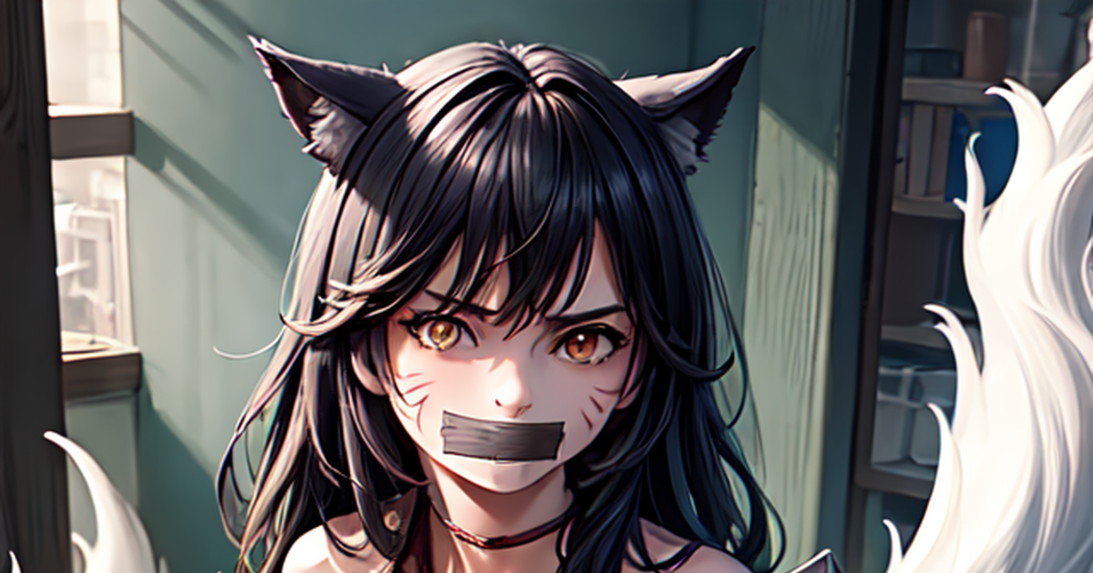 女の子 Ahri Captured Tycks Sticksのイラスト Pixiv