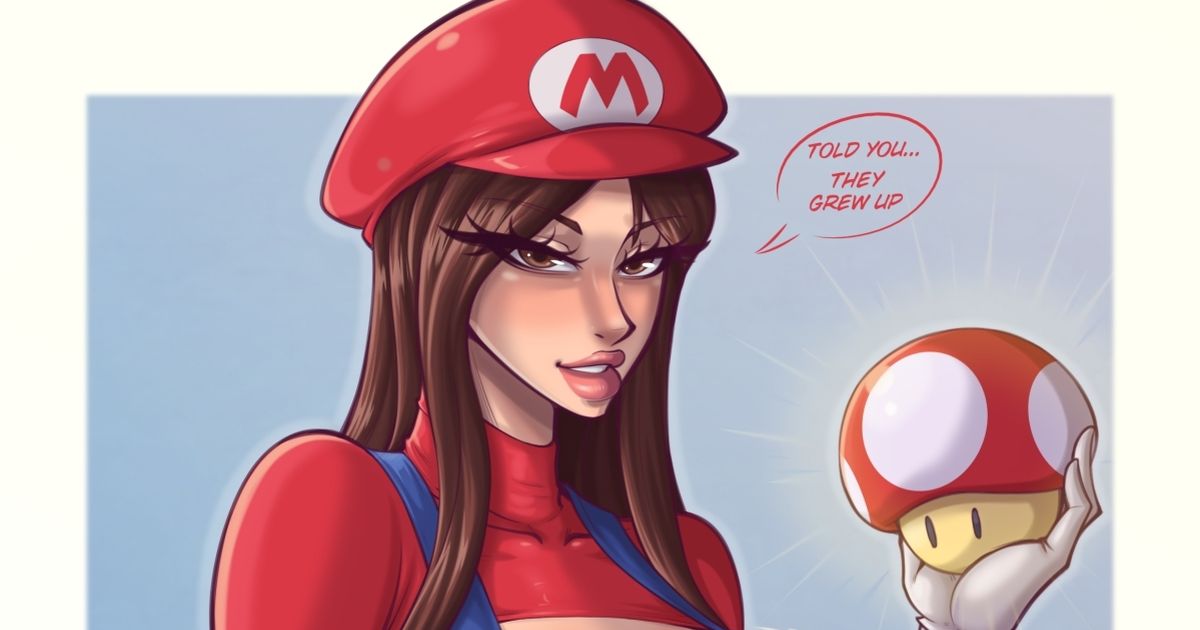 Sexy Mario Genderbend Deigartのイラスト Pixiv