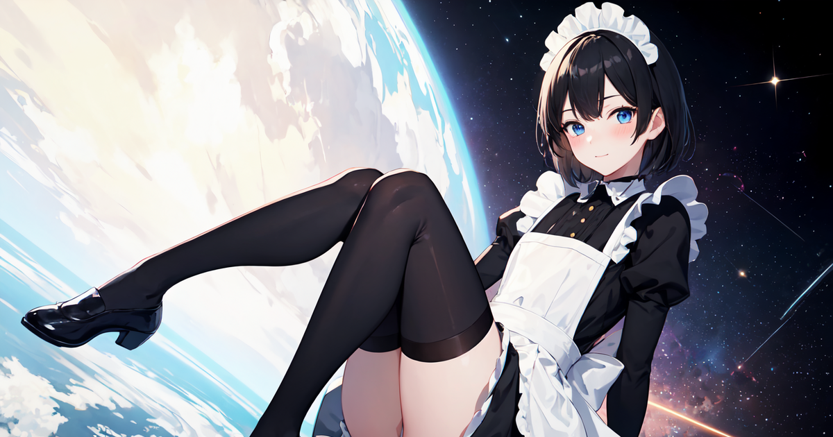 Ai Generated Space Maid Surazipのイラスト Pixiv