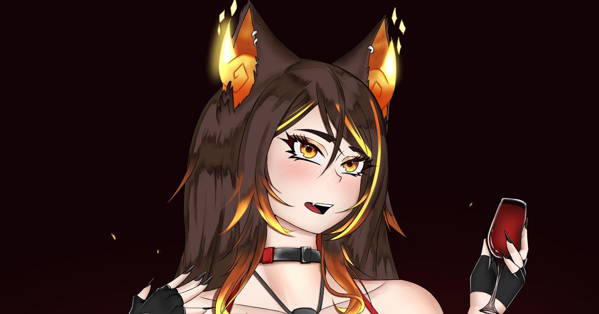 Vtuber Hellhound Sinder Jottun09のイラスト Pixiv