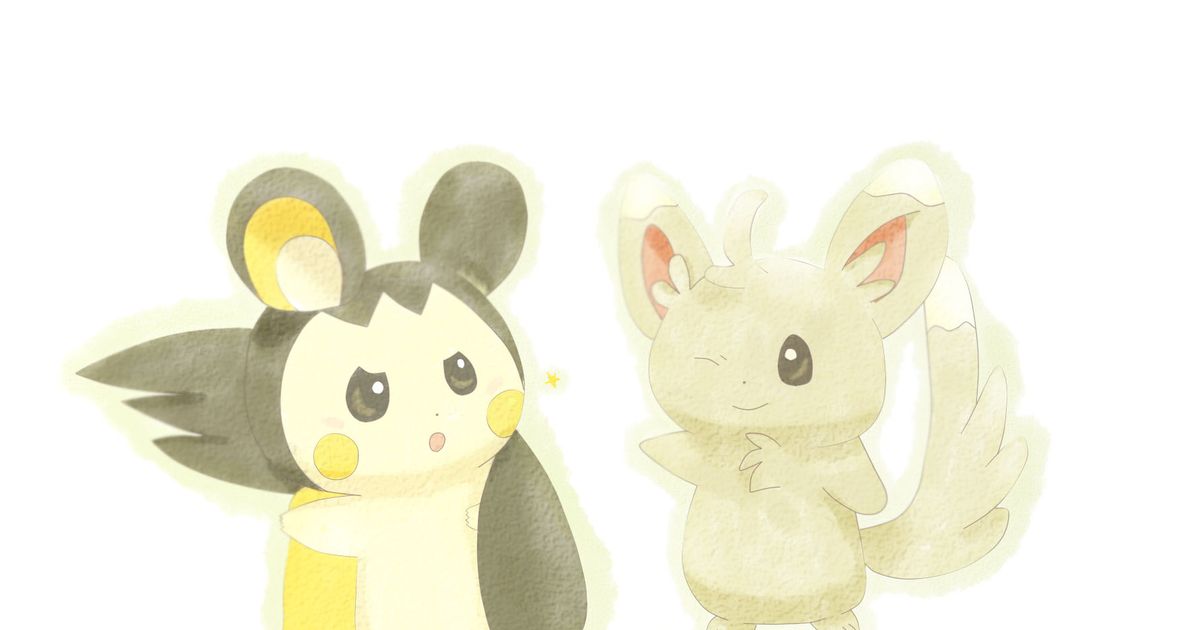 Minccino Emolga Pokémon ねぇ Pixiv