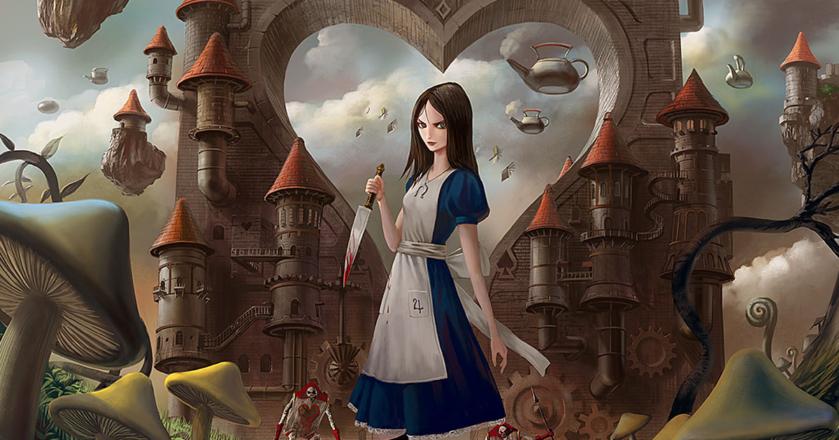 Алиса шекарада. Алиса American MCGEE Madness Returns. American MCGEE Alice и Alice Madness Returns. Алиса Американ МАКГИ арт. Алиса Америкэн МАКГИ Возвращение.