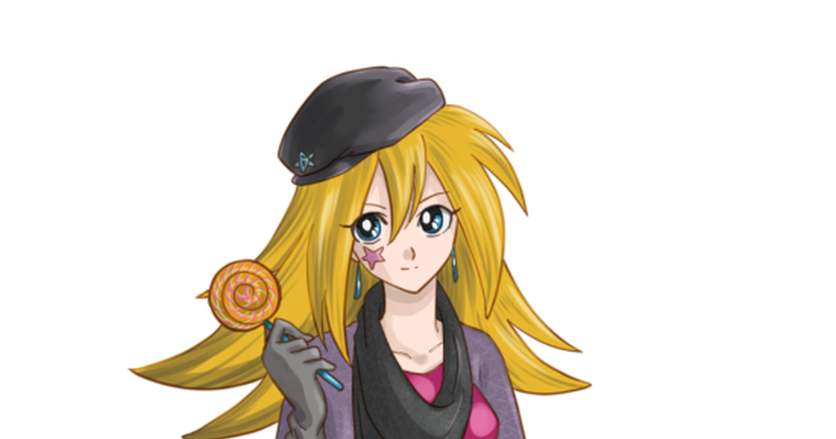 Black Magician Girl YuGiOh Lollipop