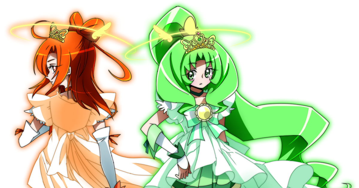 Glitter Force Cure Sunny Cure March サニーandマーチ Pixiv 5667