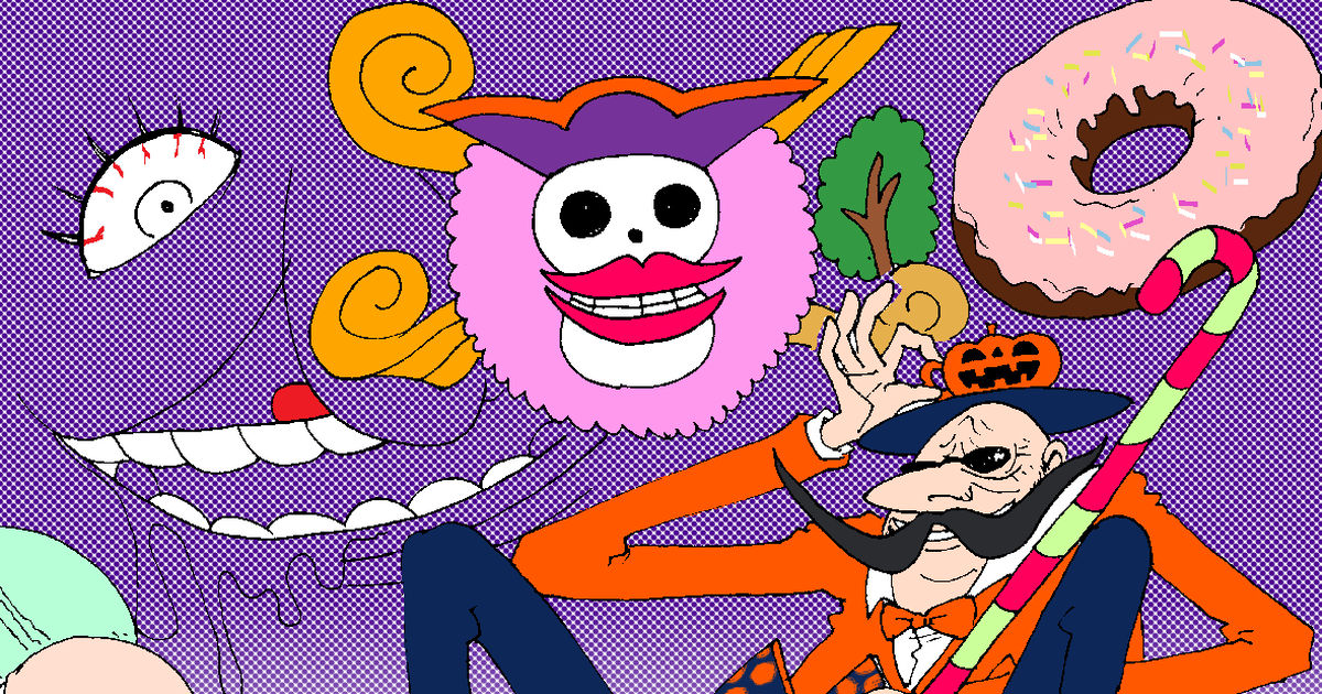 One Piece Halloween Big Mom お菓子か死か Pixiv