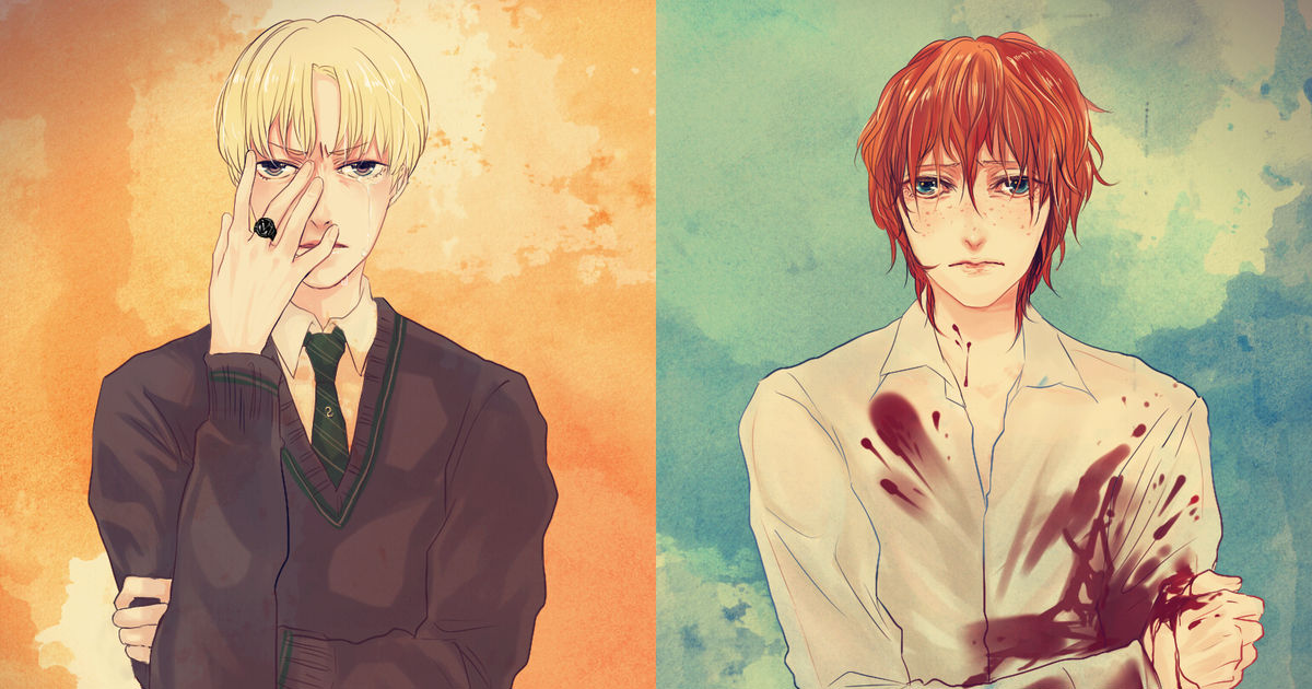 Драко малфой и рон. Рон и Драко. Рон Уизли и Драко Малфой. Draco Malfoy x Ron Weasley.