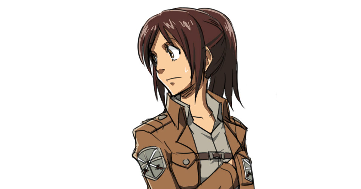 Attack On Titan Sasha Blouse Breast Expansion A Rack On Titan Color Pixiv