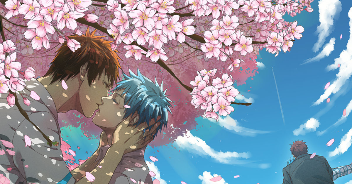 Яой слушать. Яой цветы. Куроко и Сакура. Яой поцелуй.