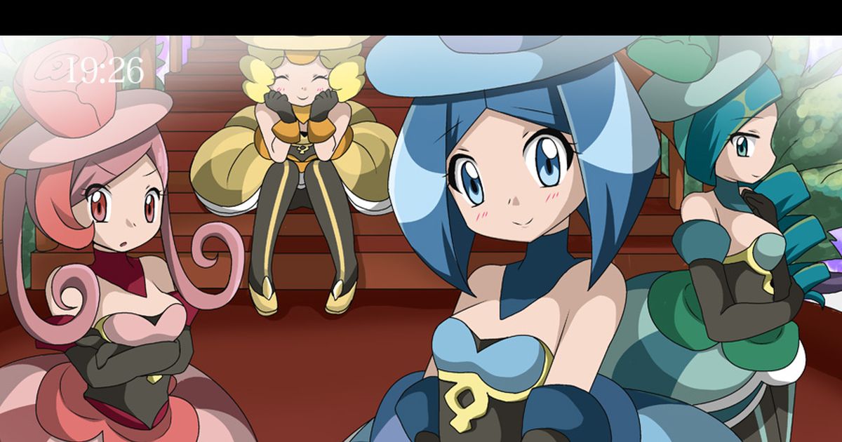 Pokémon Pokémon X And Y Battle Chatelaine 【速報】シャトレーヌ四姉妹アニメ登場！？ Pixiv