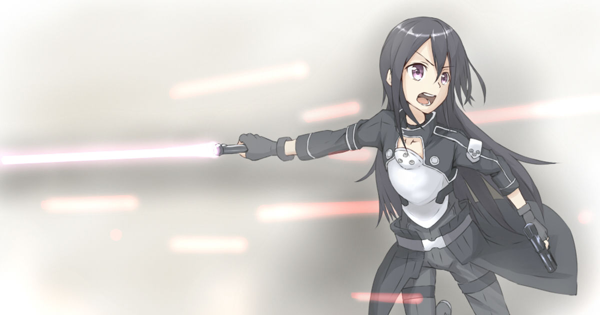 Anime Sword Art Online GGO Pixiv