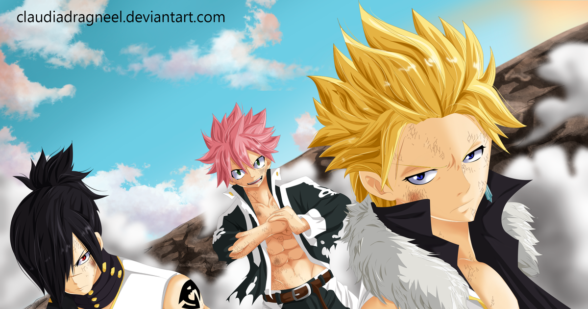 Tail Fairytail Fairy Natsu Sting And Rogue Pixiv