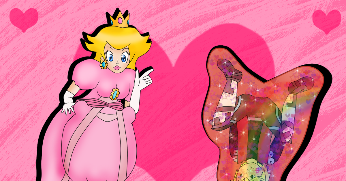 vore, belly inflation, princess peach / Feminine to the VORE - pixiv.