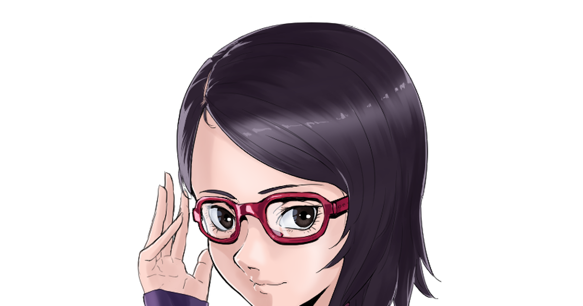 Sarada Uchiha Glasses サラダが可愛すぎて辛い June 6th 2015 Pixiv