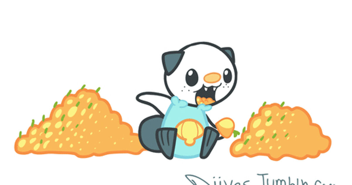 Oshawott Food Animation Oshawott Eating Pixiv