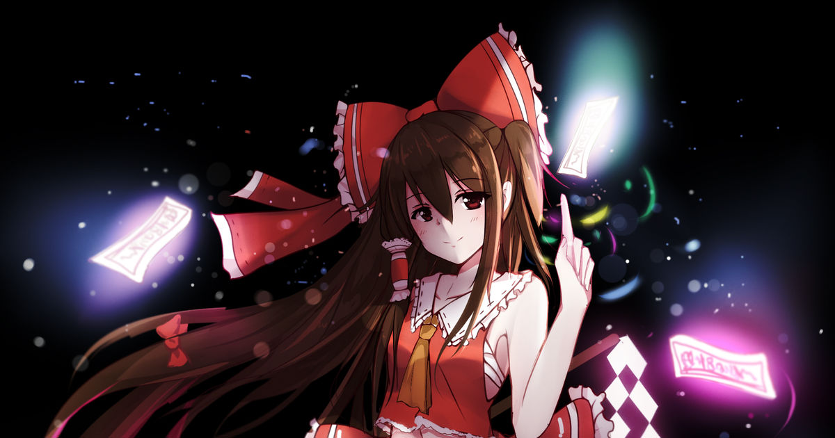 Doodle Touhou Project Reimu Hakurei NO12 Pixiv