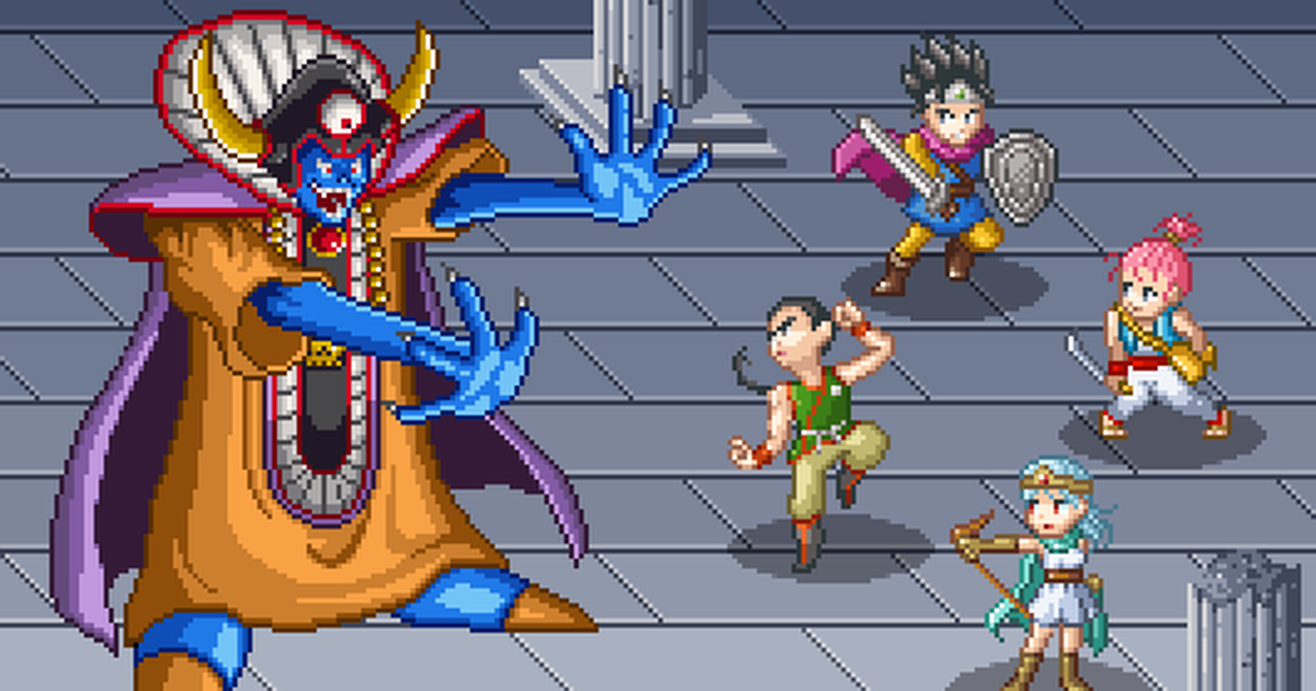 Pixel Art Dragon Quest Dq3 ドラクエ3（サイドビュー） Pixiv