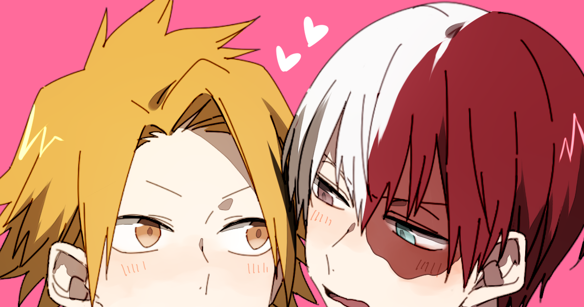 My Hero Academia yaoi, Denki Kaminari, Shoto Todoroki / でんとどはいいぞ - pixiv.