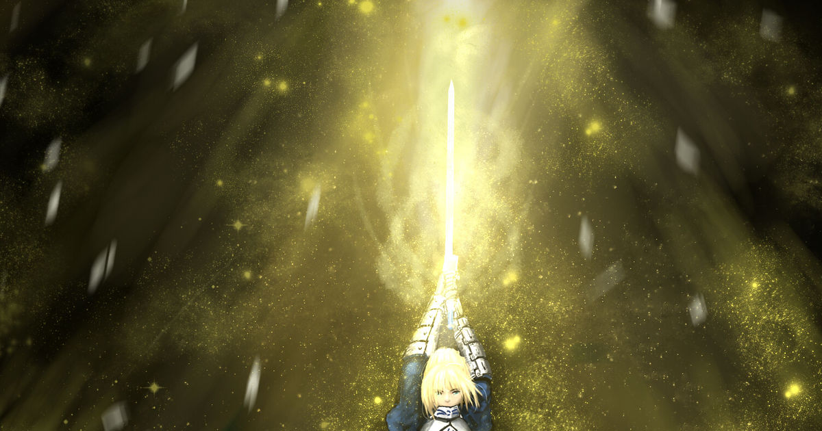 saber, Fate, Artoria Pendragon / excalibur - pixiv