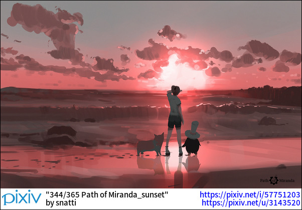 344/365 Path of Miranda_sunset