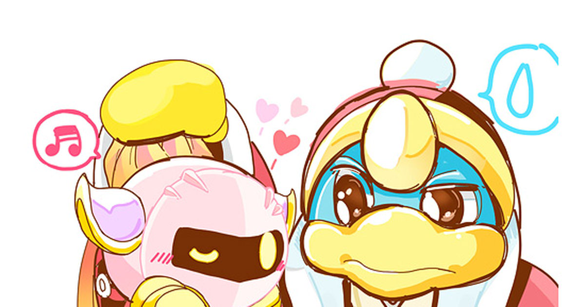 Kirby King Dedede Meta Knight たかいたかーい Pixiv