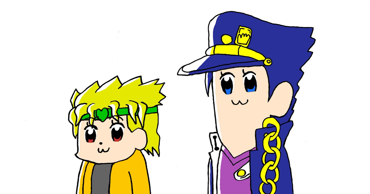 jojo, Pop Team Epic, JoJo Team Epic / ジョジョテピピック - pixiv