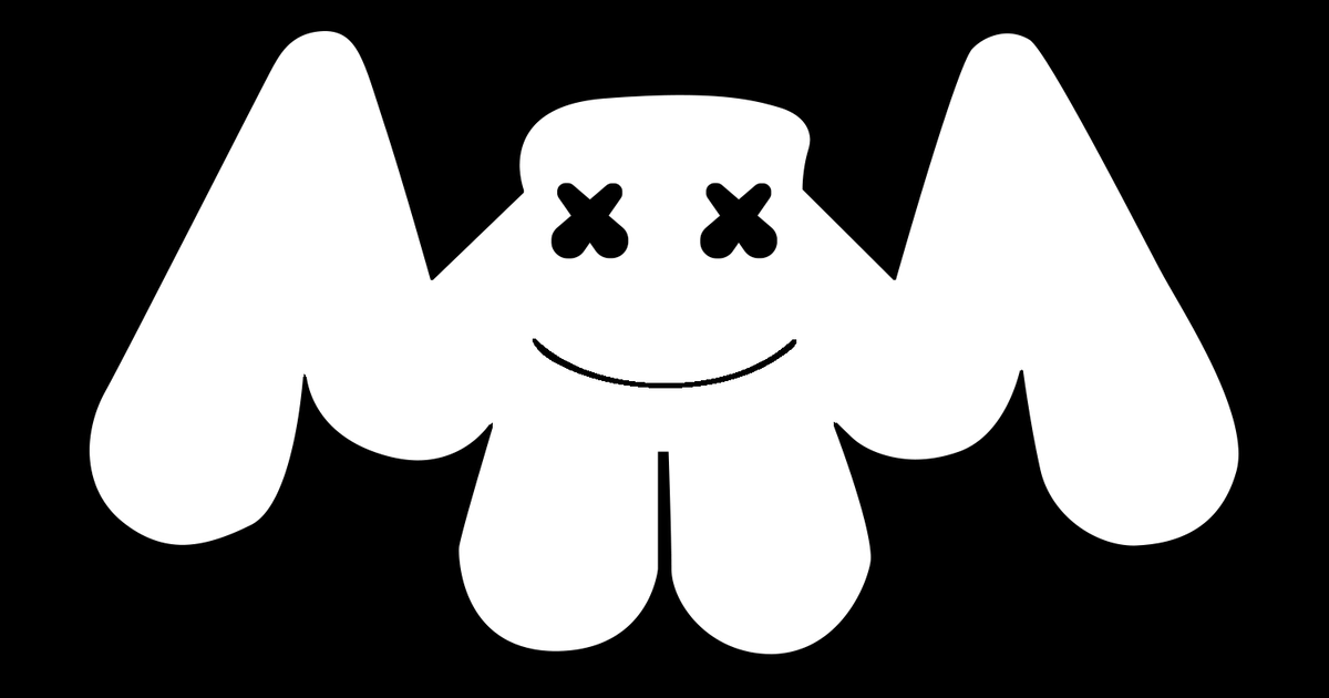 Рисунки маршмеллоу. Маршмеллоу лого. Marshmello logo.