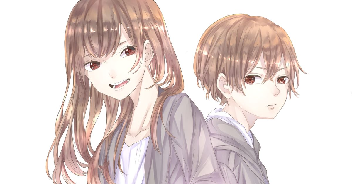 older sister and younger brother, original, oneshota / 姉弟 - pixiv