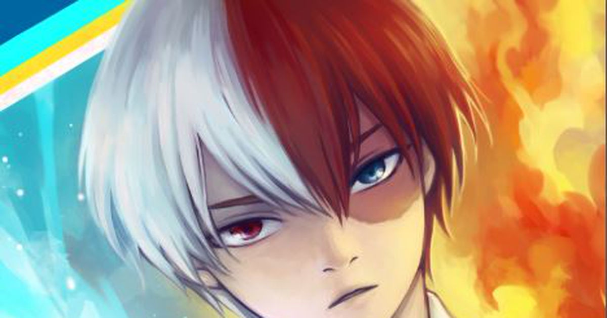 My Hero Academia, Shoto Todoroki, Izuku Midoriya / ヒーロー - pixiv