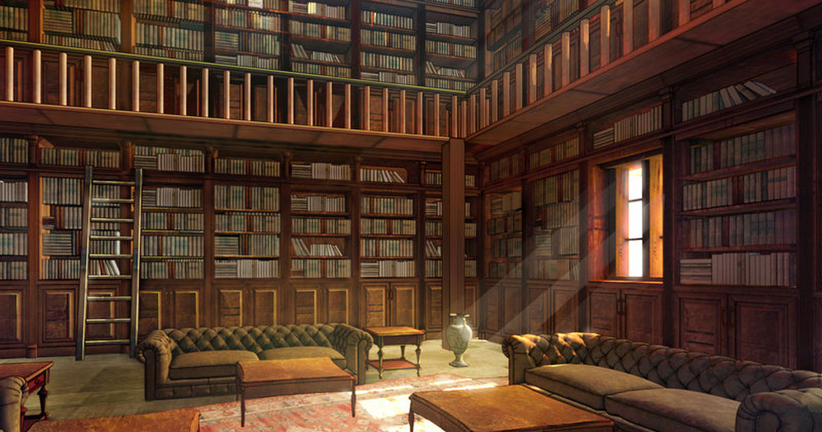 #背景 library - Voloshenkoのイラスト - pixiv