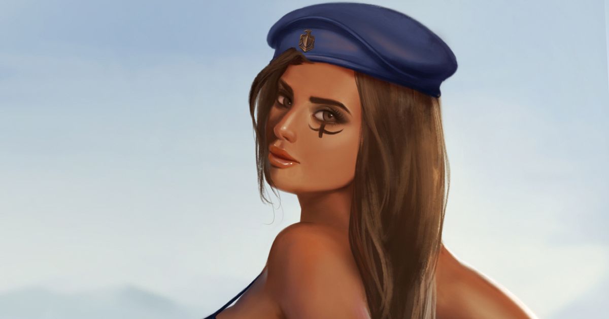 Overwatch Captain Ana Amari With Bikini Fainxelのイラスト Pixiv 5558