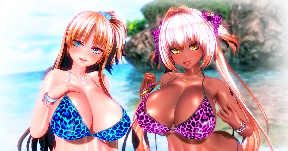 Cm3d2 水着ギャル＆フォロワー4000人記念 橘花 空のイラスト Pixiv 5763