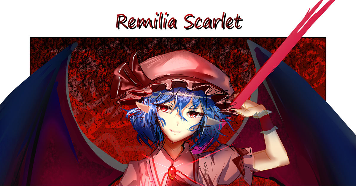 Touhou Remilia Scarlet August 17th 2017