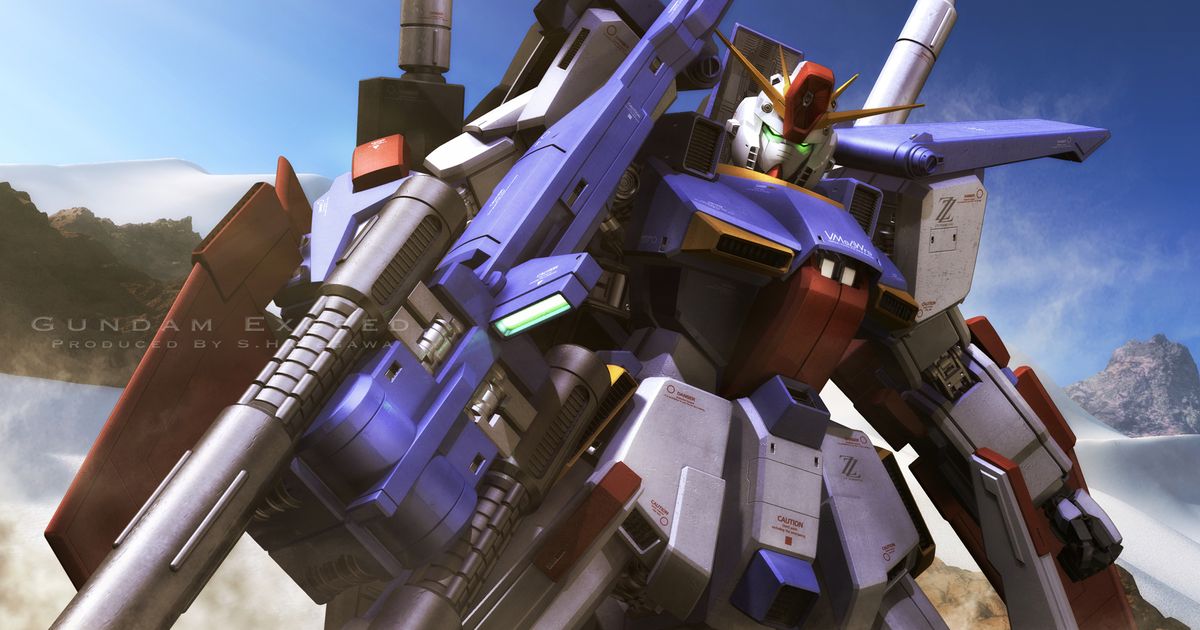 Gundam Gundam Photoshop Zzガンダム 砂塵 Pixiv