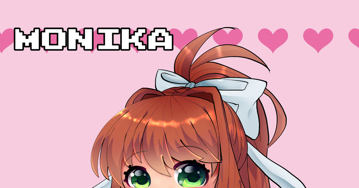 Dokidokiliteratureclub Monika Monika Monika Pixiv