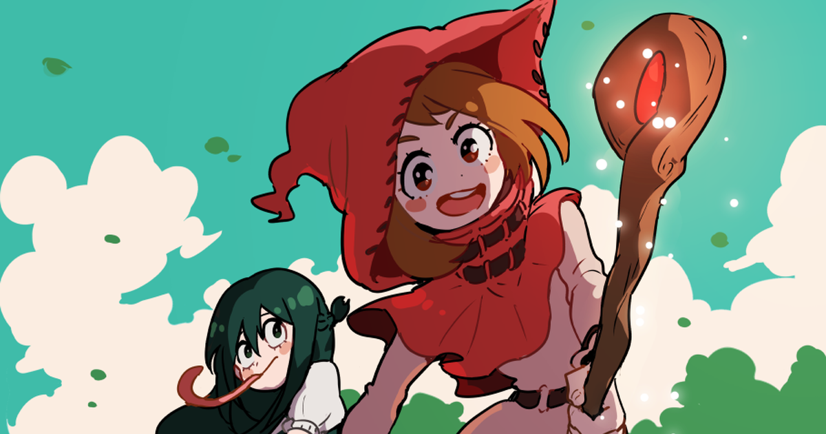 My Hero Academia, Tsuyu Asui, Ochaco Uraraka / Uraraka & Tsuyu fantasy