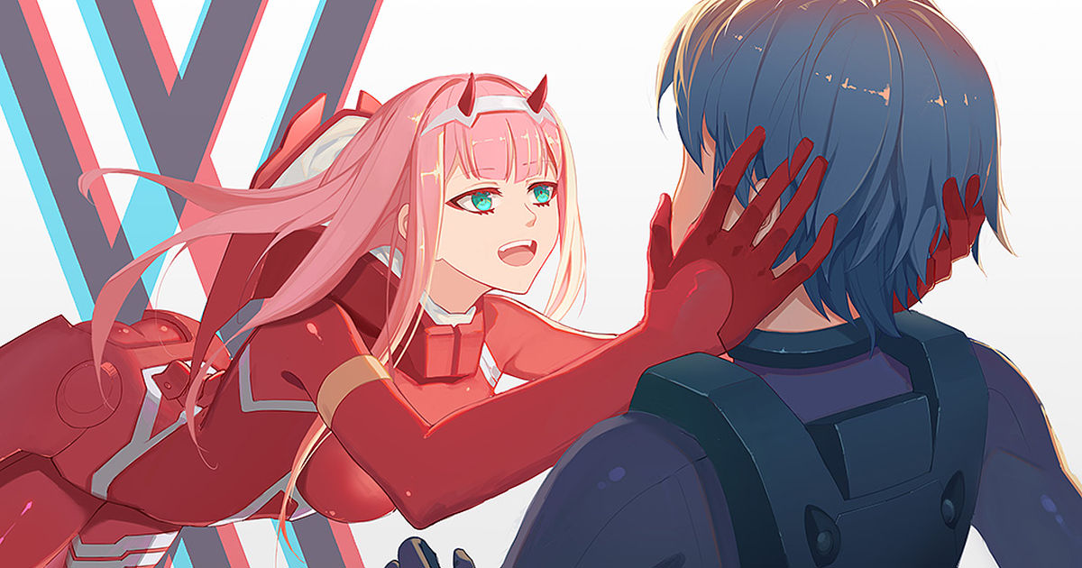 Хиро 2 розов. Zero two 34. Аниме милый во Франксе Зеро. Хиро Хиро и 02. Darling in the FRANXX 002 И Хиро.