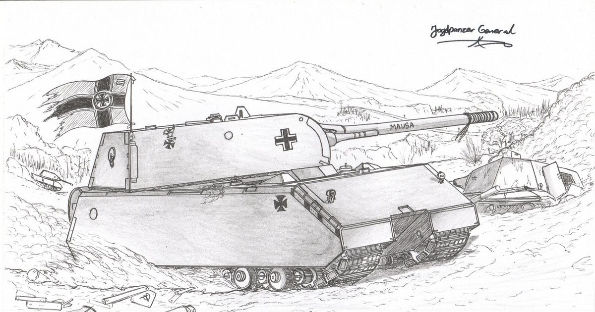 World of tanks рисунок