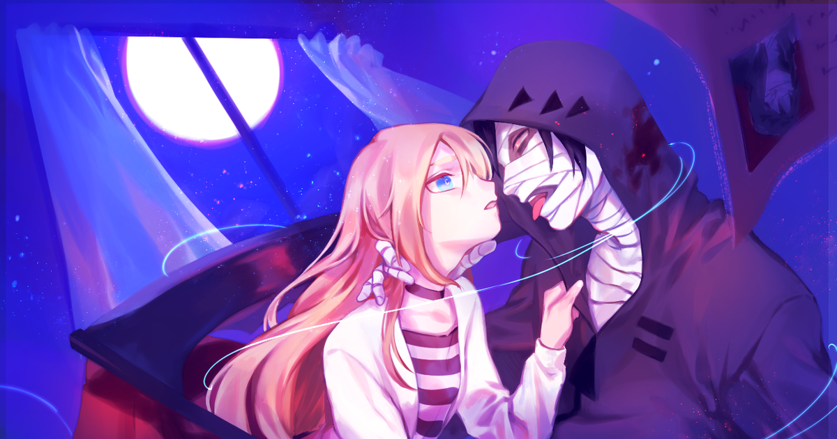 Angels of Death, Isaac/Rachel / Zack x Ray / August 9th, 2018 - pixiv
