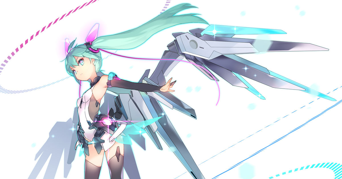 hatsune miku, VOCALOID, mecha girl / アペンド!! - pixiv