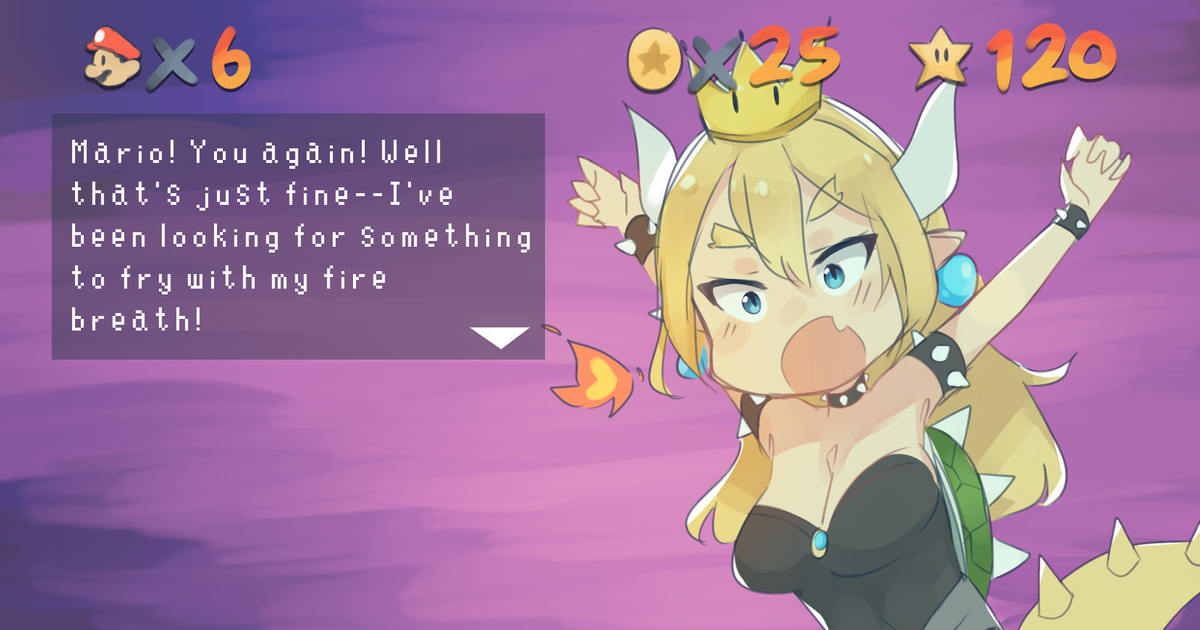 Super Mario 64 Mario Bowsette Mario You Again