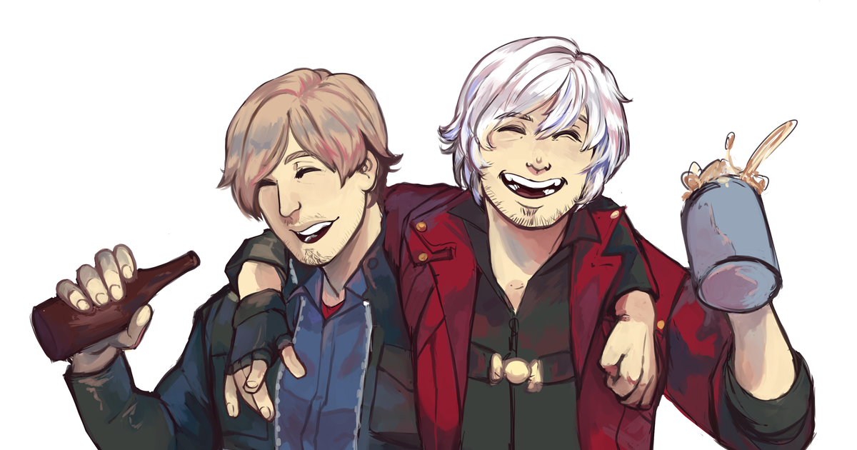 Residentevil Dante Leon Dante And Leon Dmcresident Evil Pixiv 5525