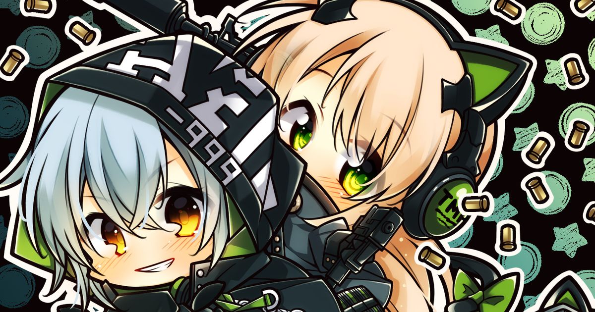 Aek 999 Girls Frontline Girls Frontline 💚aek 999🖤tmp💚 Pixiv 0610